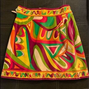 Vintage Emilio Pucci Velvet Miniskirt 1960’s